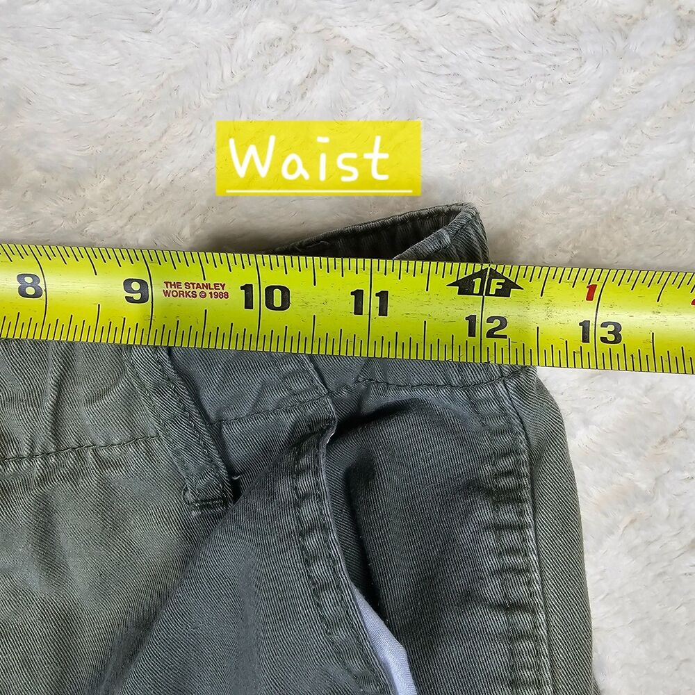Dickies Cargo Pants Army Green XS Women's Utility Workwear Y2K - Picture 10 of 13